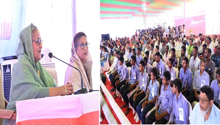 সরকারের সব কর্মসূচি বাস্তবায়িত হলে দেশে গরিব থাকবে না : প্রধানমন্ত্রী সরকারের সব কর্মসূচি বাস্তবায়িত হলে দেশে গরিব থাকবে না : প্রধানমন্ত্রী