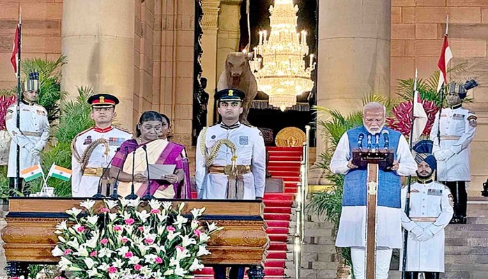 টানা তৃতীয় মেয়াদে প্রধানমন্ত্রী হয়ে ইতিহাস গড়লেন নরেন্দ্র মোদি টানা তৃতীয় মেয়াদে প্রধানমন্ত্রী হয়ে ইতিহাস গড়লেন নরেন্দ্র মোদি