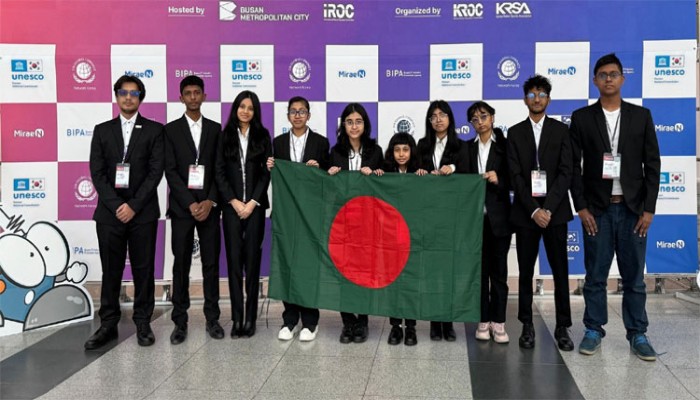 রোবট অলিম্পিয়াডে সোনাসহ ১০ পদক জিতলো বাংলাদেশ রোবট অলিম্পিয়াডে সোনাসহ ১০ পদক জিতলো বাংলাদেশ