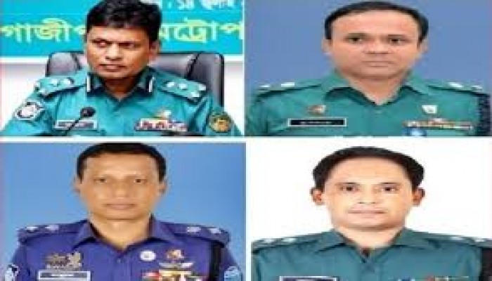 ডিআইজিসহ পুলিশের ৪ কর্মকর্তা আটক ডিআইজিসহ পুলিশের ৪ কর্মকর্তা আটক