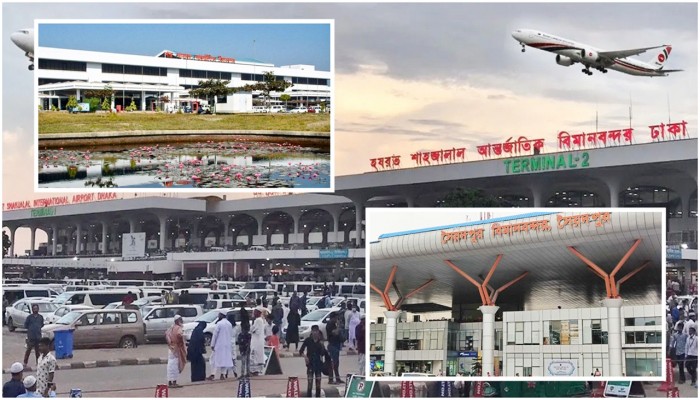 তিন বিমানবন্দরে ১৬ বাণিজ্যিক প্রতিষ্ঠানের কার্যক্রম বন্ধ তিন বিমানবন্দরে ১৬ বাণিজ্যিক প্রতিষ্ঠানের কার্যক্রম বন্ধ