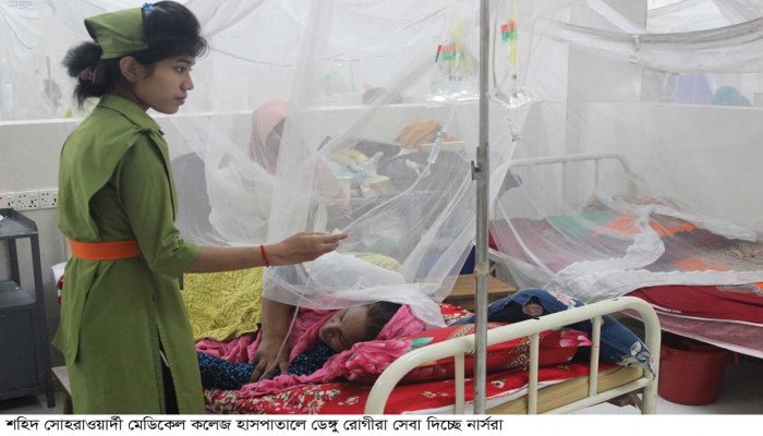 ডেঙ্গুতে ২৪ ঘণ্টায় একজনের মৃত্যু, হাসপাতালে ভর্তি ৪২০ ডেঙ্গুতে ২৪ ঘণ্টায় একজনের মৃত্যু, হাসপাতালে ভর্তি ৪২০