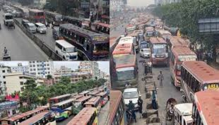 জামায়াতের সমাবেশ ঘিরে রাজধানীর বিভিন্ন স্থানে তীব্র যানজট, ভোগান্তি জামায়াতের সমাবেশ ঘিরে রাজধানীর বিভিন্ন স্থানে তীব্র যানজট, ভোগান্তি