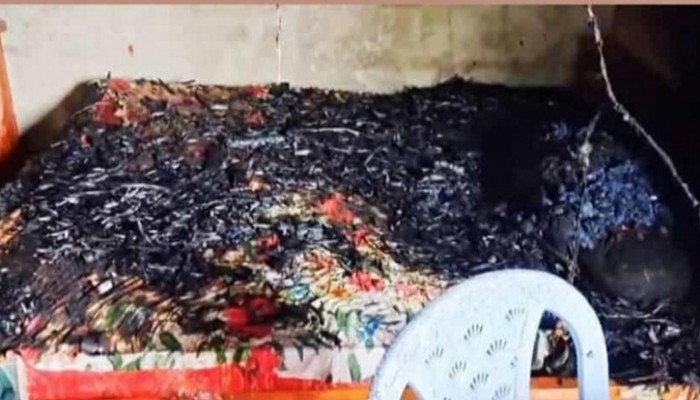 স্ত্রীকে ঘরে রেখে তালা দিয়ে পুড়িয়ে মারল স্বামী স্ত্রীকে ঘরে রেখে তালা দিয়ে পুড়িয়ে মারল স্বামী